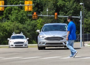 Autonomous Vehicle Testing at Mcity